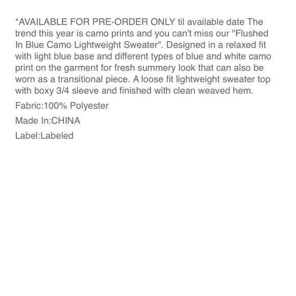 LAST✨BLUE CAMO✨ - Picture 6 of 6